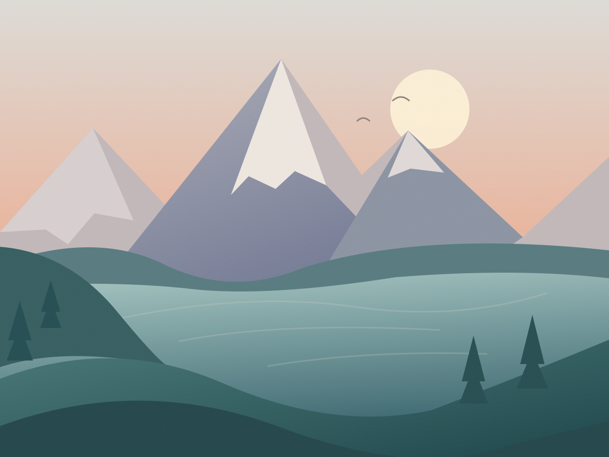 Forma’s sample mountain landscape